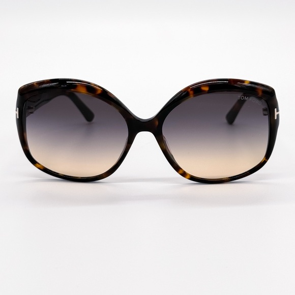 NEW TOM FORD CHIARA-02 TF919 55B WOMEN SUNGLASSES FT0919/S 55B BROWN EYEWEAR - Picture 4 of 10